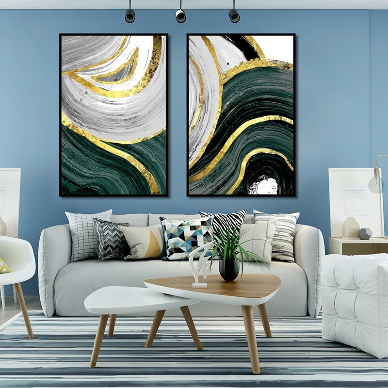 

Abstract Geometric Marble Poster Wall Art Canvas Prints Paintings Nordic Pictures Gift for Living Room Home Decoration Unframed