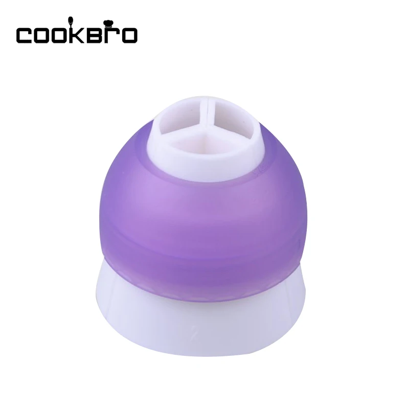 Aliexpress.com : Buy Icing Piping Bag Nozzle Converter Tri ...