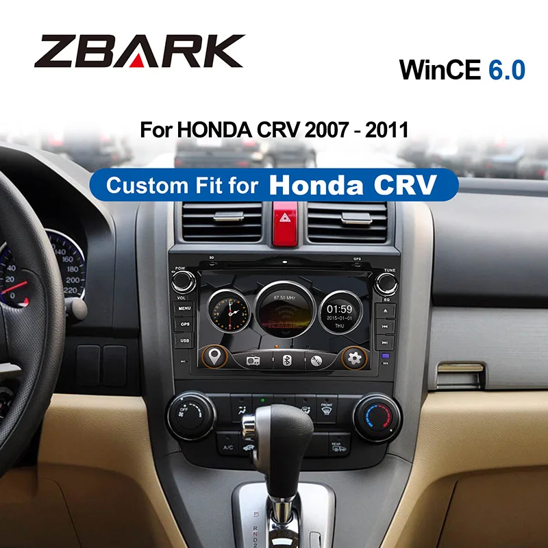 

HD Digital Touch Screen 2 din Car Stereo Radio DVD Player GPS Steering Wheel For Honda CRV 2007 2008 2009 2010 2011