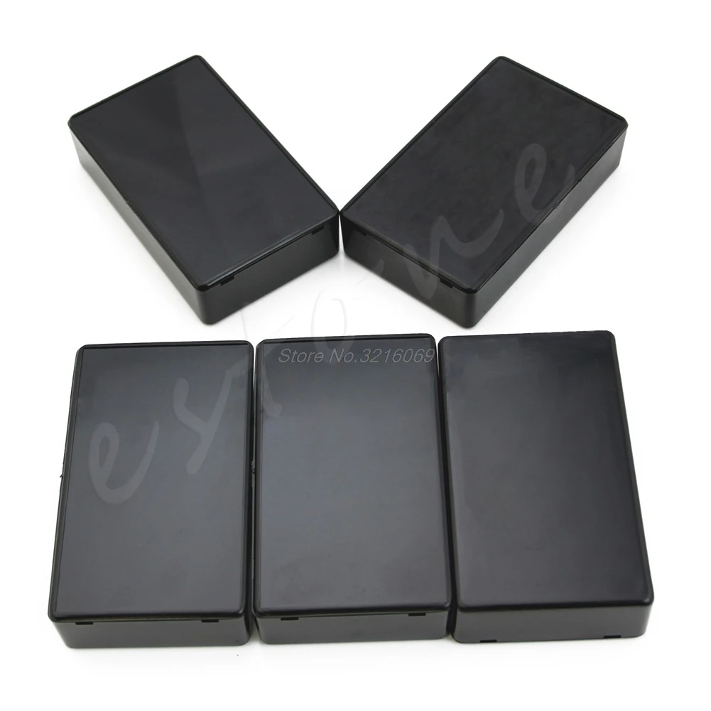 

5x Practical Plastic Enclosure Electronic Project Box Instrument Case 100x60x25m Aug24 Drop Ship