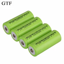 Gtf 26650 bateria 3.7v 12000mah recarregável li-ion bateria para lanterna tocha bateria recarregável acumulador de bateria