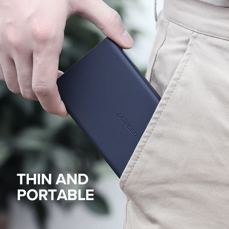 Ugreen 10000mAh Power Bank 18W Quick Charge 3.0 Powerbank External Battery Charger Pack For Xiaomi Mobile Phone Type C Poverbank