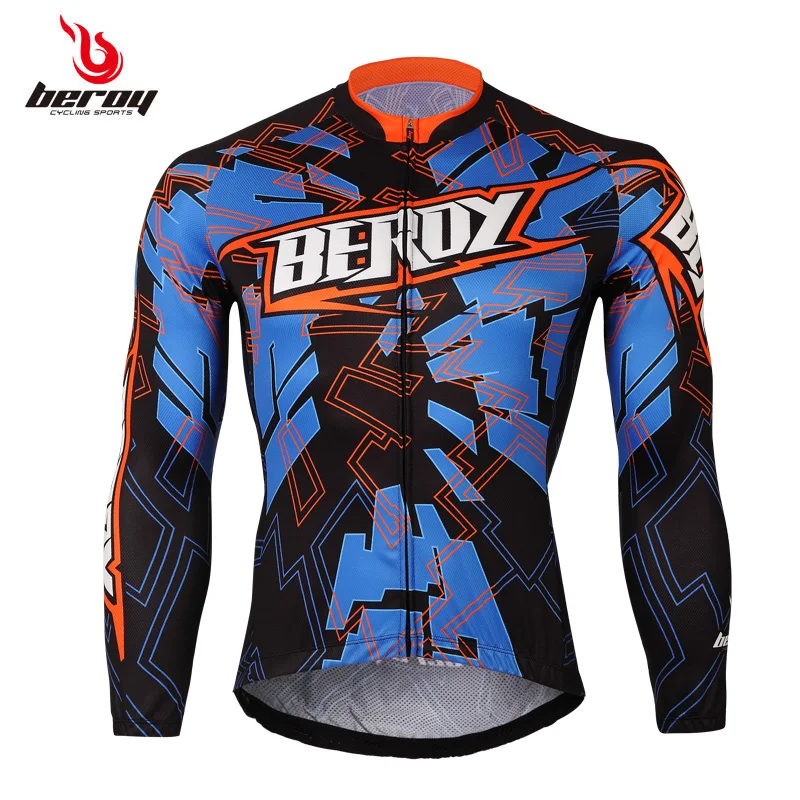 Hot sale 2016 autumn mens cycling jersey bike clothe sublimation rider