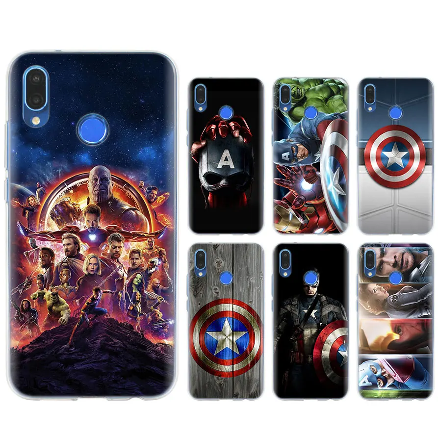 

Avengers Marvel Captain America Silicone Phone Case For Huawei P30 P30 Pro P10 20 P30 Lite 20 Pro P Smart Plus Coque Fundas