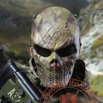 

Mardrake airsoft Masks Outdoor Military Wargame Paintball Full Face masks Airsoft Tactical Skull Masks CS mask