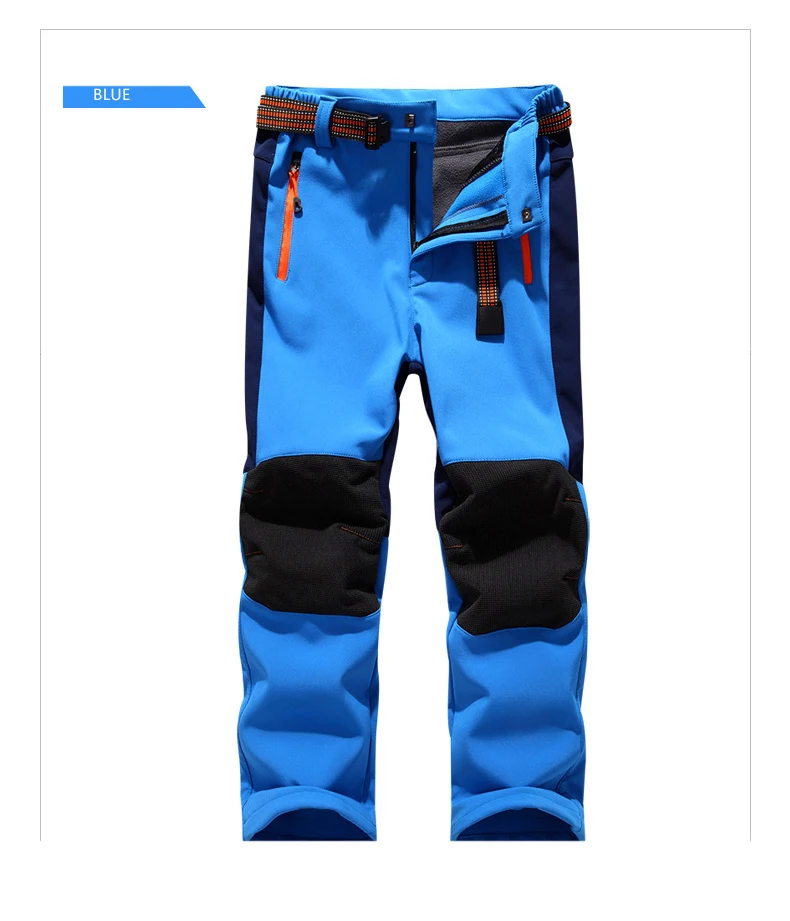 Детские теплые флисовые лыжные штаны для девочек, Pantalon De Ski, ветрозащитные штаны для сноуборда, походные треккинговые штаны