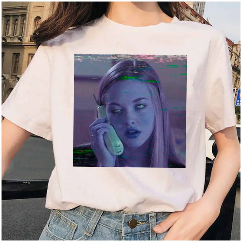 Vaporwave рубашки ulzzang Grunge Tumblr графическая Футболка harajuku Эстетическая Винтажная футболка корейский стиль 90s одежда футболка - Цвет: 5399