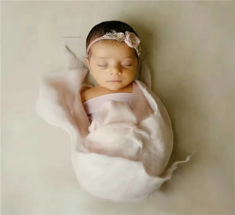 60*60 см новорожденных одеяло для фото Цветочный стиль шерсть флис одеяло для новорожденного фон для позирования мягкая корзина Stuffer реквизит - Цвет: Белый