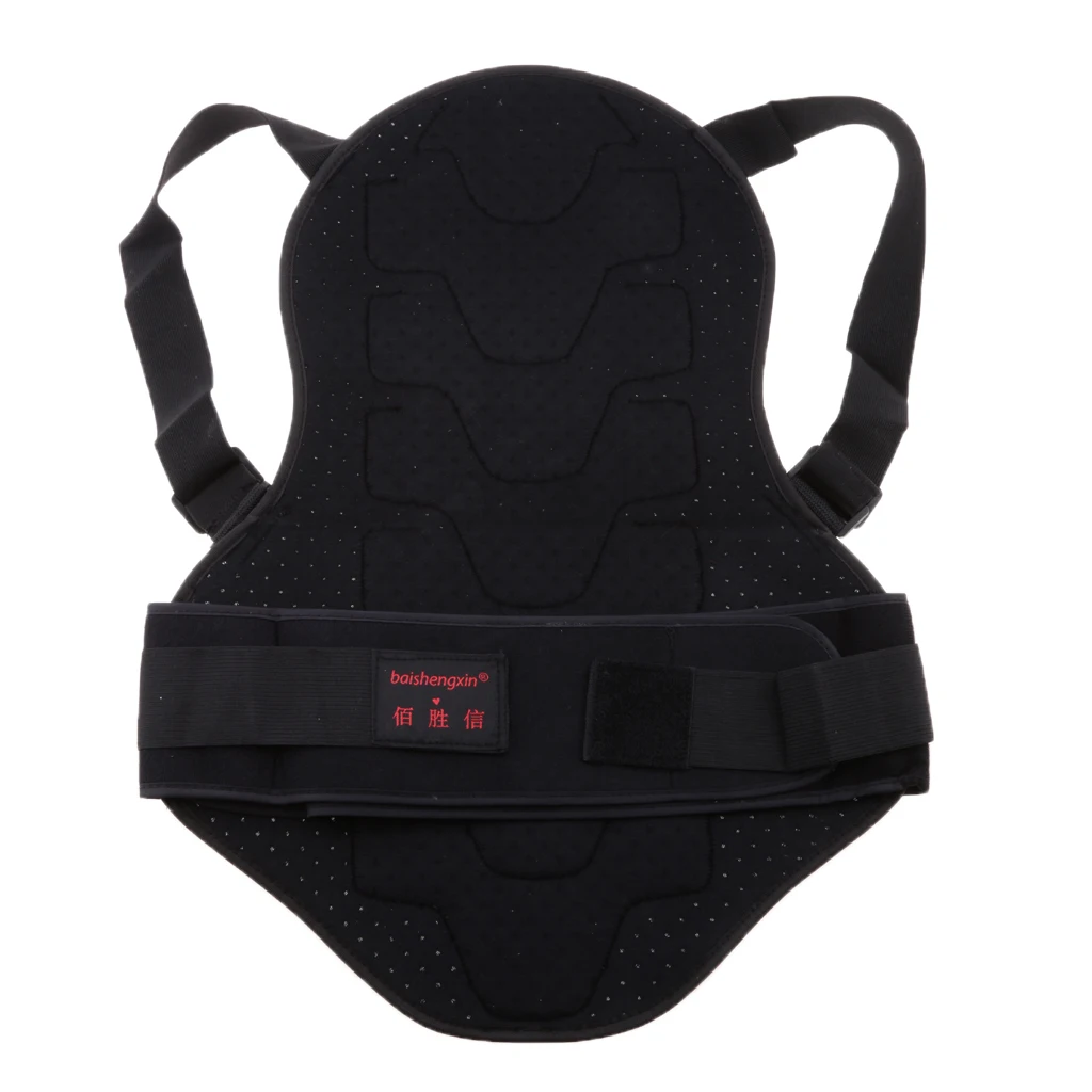 

Motorcycle Bicycle Back Protector Racing Anti-fall Vest Protective Gear Excellent Protection Performance Adjustable