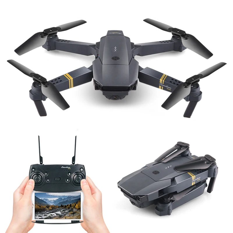 

Selfie Drone Foldable Mini Altitude High Hold WIFI FPV Wide Angle HD Camera Helicopter Folding RC Quadcopter Headless VS X12 H47