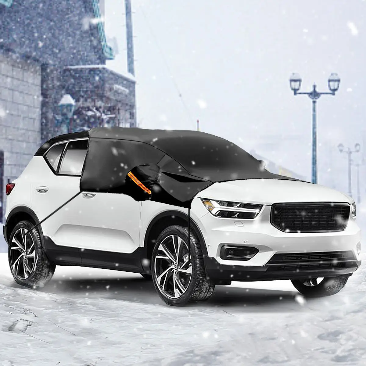 Audew 230x150x80 см чехол на лобовое стекло автомобиля алюминиевая пленка Снежный протектор козырек ветрозащитный солнцезащитный козырек для грузовика большой внедорожник