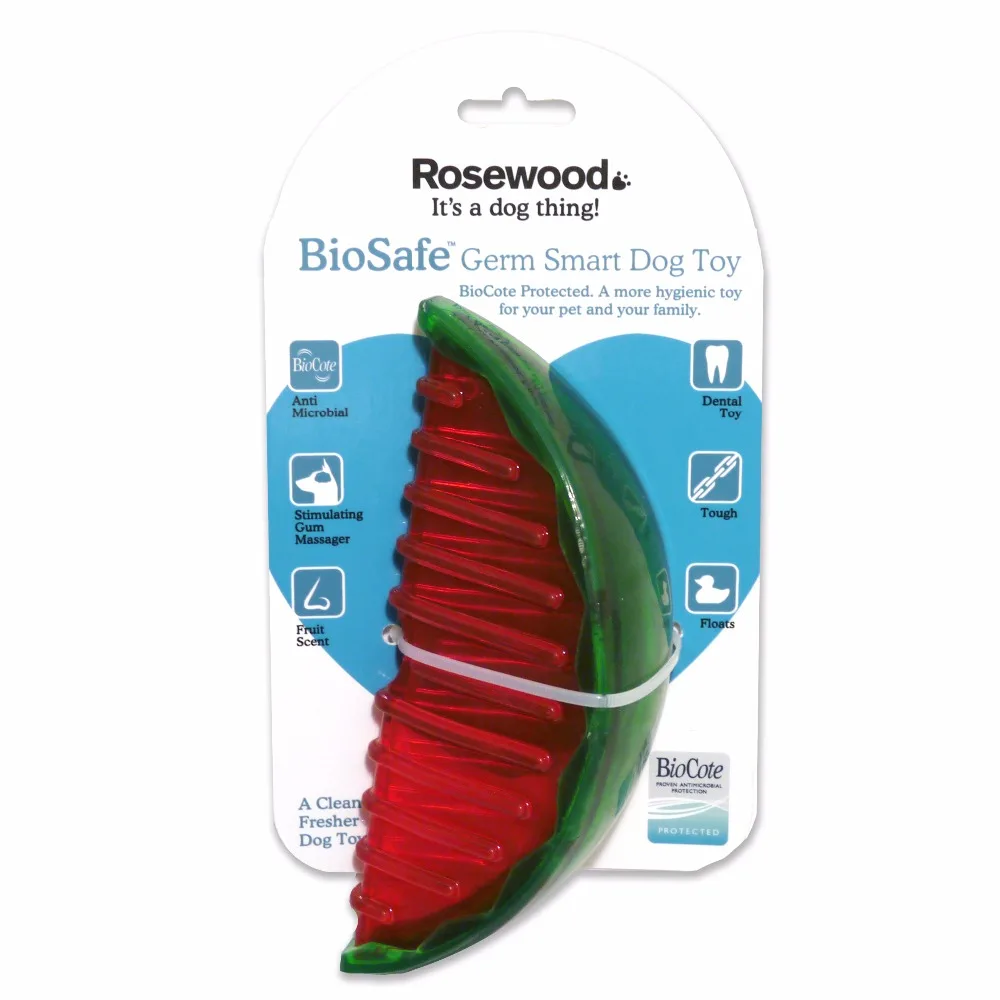 Rosewood Biosafe Tough Rubber Antibacterial Dog Puppy Dental Chew Toy