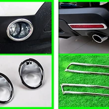 Для Ford Explorer 2011 2012 2013 Передняя и задняя противотуманная фара крышка 4 шт. автомобильные Внешние аксессуары для автомобиля Стайлинг