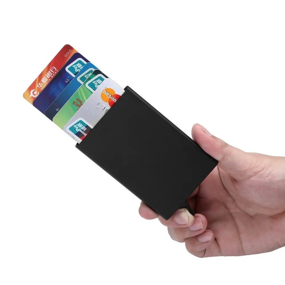 Buy Anti 2018 Aluminium Metal Wallet Male