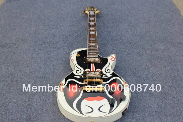 Best price at $269 Cheap Wholesale customized DIY electric guitar lp model considerate colour makeup of EMS free shipping