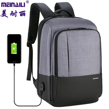 

Business Laptop Backpack 14 15.6 inch Fashion Men Travel Back Pack Multifunction Nylon School Black Bagpacks For Teenagers