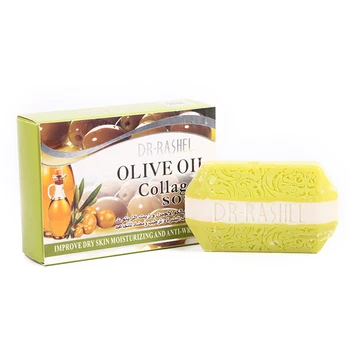 

Olive Oil Collagen Handmade Soap Nourishing Deep Cleaning Face Cleanser Moisturizing Skin Care Anti-wrinkle Anti-aging Soap