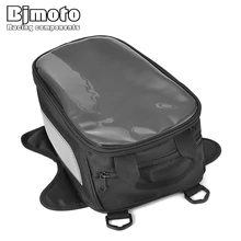 BJMOTO мотоциклетный масляный топливный бак сумка Магнитная мотоциклетная седельная сумка держатель телефона для хранения для Honda Для Yamaha R1 R3 R25 MT07 MT09