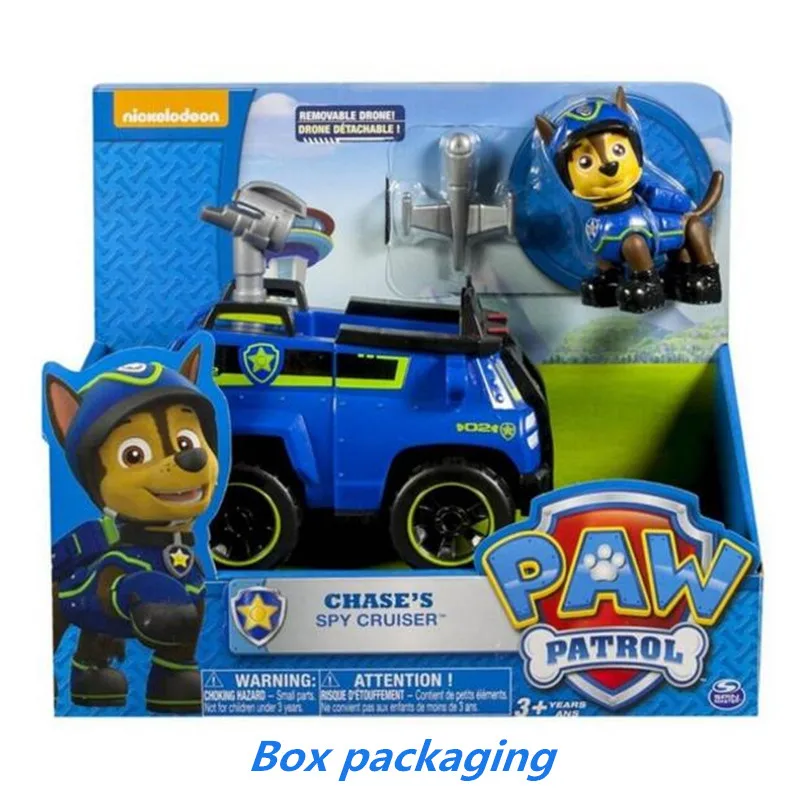 Genuine Paw Patrol Dog Toys Car Skye Tracker Vehicle Patrulla Canina Action Figures Juguetes Patrol Canine Children Gift Genuine