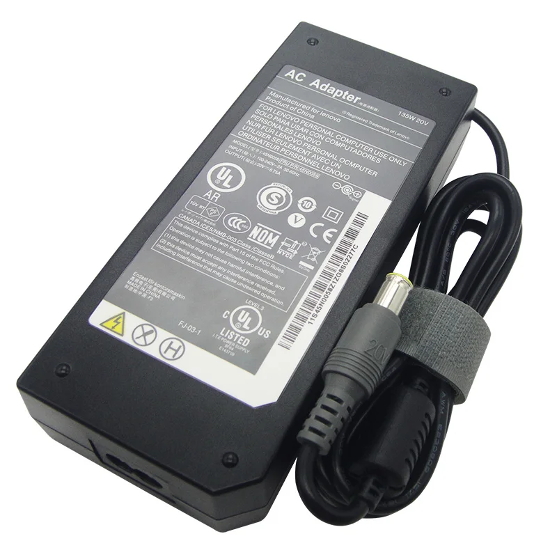 Оригинальные 135 W 20 V 6.75A 7,9*5,5 мм адаптер для ноутбука lenovo ThinkPad T400s T410 45N0058 45N0059 Мощность шнур