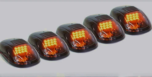 

1set 12v 24v Smoked LED car Roof light Pickup truck lamp SUV Cab Marker Running Clearance Light Kit van Clearance Light cavanan