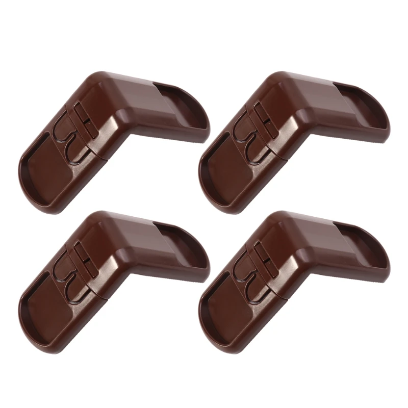 Care Baby 4Pcs Baby Child Safety Lock Door Buckle Drawer Cabinets Anti Pinch Hand Protect Convenient
