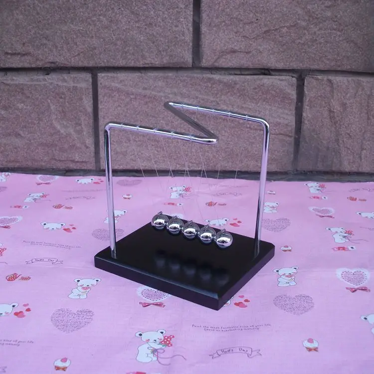 Z type Newton ball metal and wood Newton ball furniture office decoration furnishing articles crafts and gifts