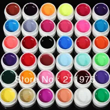 36 цветов DIY дизайн прозрачное расширение строитель Чистый УФ гель для ногтей набор наконечников