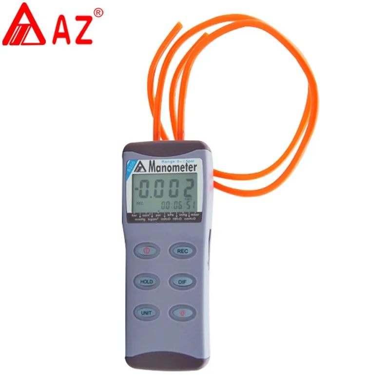 AZ8215 портативный тестер давления электронный дифференциальный измеритель давления инструмент подсчитывает манометр диапазон 0-15psi