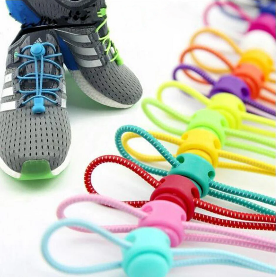 

1 Pair Shoelaces Unisex Elastic Shoe Laces For Men Women All Sneakers Fit Strap Sport Shoes Reflective Buckle lazy lock laces