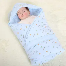 Buy Baby Blanket Soft Cotton Baby Swaddle Thick Warm Envelopes For Newborns Baby Quilt Hooded Sleeping Bag For Infant 90x90cm Free Shipping