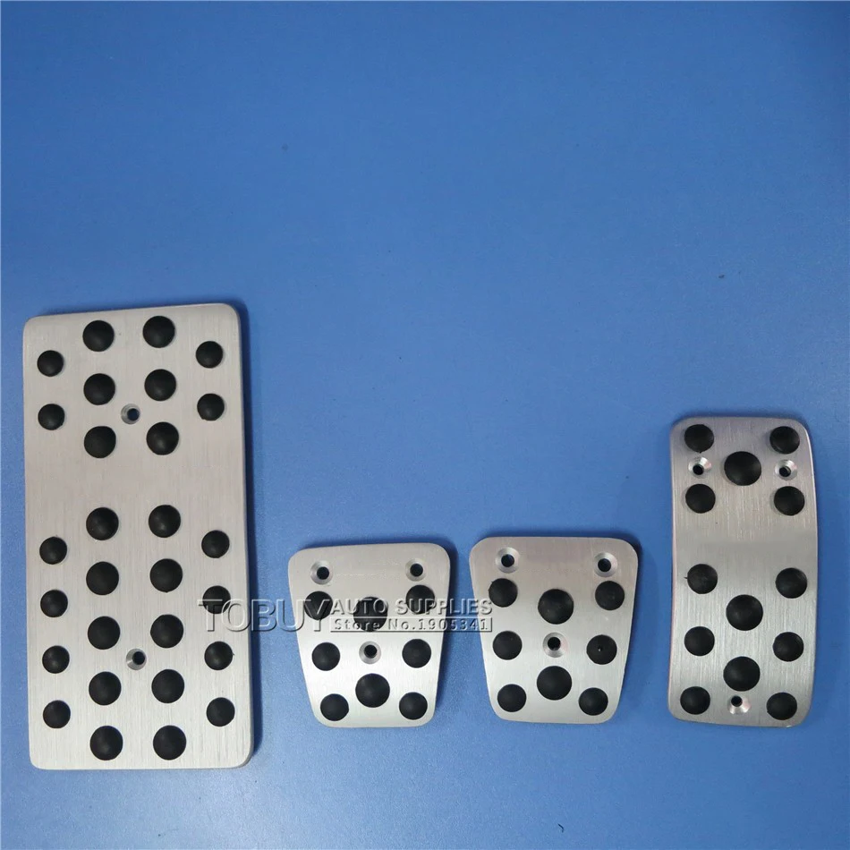 DEE Aluminium Accessory for Hyundai TUCSON Manual Accelerator Gas Brake Foot Rest Clutch Pedal Pad,