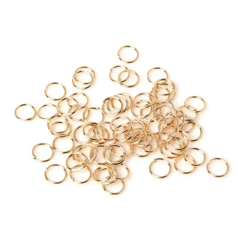 

Hot Sale Approx 750pcs/lot Rose Gold Color Metal Open Jump Rings Single Loop Split Rings 0.5*5MM for Jewelry Findings