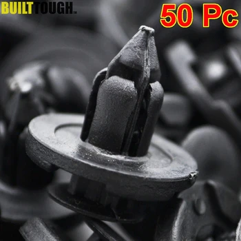 

50pcs 8mm Auto Bumper Mudguard Special Nylon Rivet Fastener For Nissan Livina Tiida Sylphy Car Interior Fixing Clips