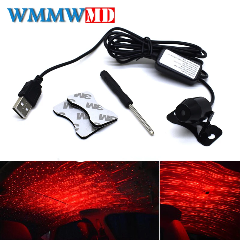 سيارة التصميم لاسلكية عن بعد/الموسيقى/التحكم الصوتي الداخلية الديكور ضوء USB التوصيل LED جو حزب جهاز عرض ليزر مصباح سيارة التصميم لاسلكية عن بعد/الموسيقى/التحكم الصوتي الداخلية الديكور ضوء USB التوصيل LED جو حزب جهاز عرض ليزر مصباح
