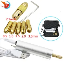 DIY ESB миниатюрный инструмент Портативный 4 V Мини электрическая гравировка набор ручек+ 6 шт аксессуары