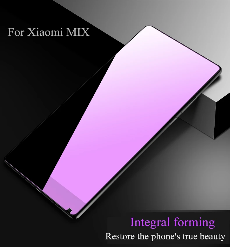 

Tempered Glass For Xiaomi Mi MIX Mix 2 Screen Protector 0.26mm 9H 2.5D For Xiaomi mi mix 2 Anti Blu-ray glass protective film