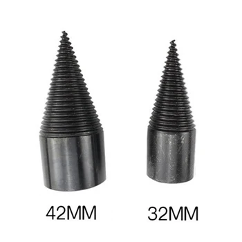 

32/42MM High Speed Twist Drill Bit Wood Splitter Screw Cones Splitting Bit Wood Drill Square Round Hexagonal