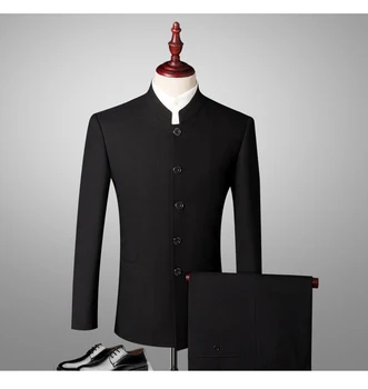 

New High Quality Man Chinese Tang Suit Custom Made Female Chinese Tunic Suit High School Uniform Men Business Suit Blazer