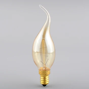 

LED Bulb 40W LED Filament Bulb E14 LED Candle Edison Light 220V Glass Bulb Lamp Replace Incandescent