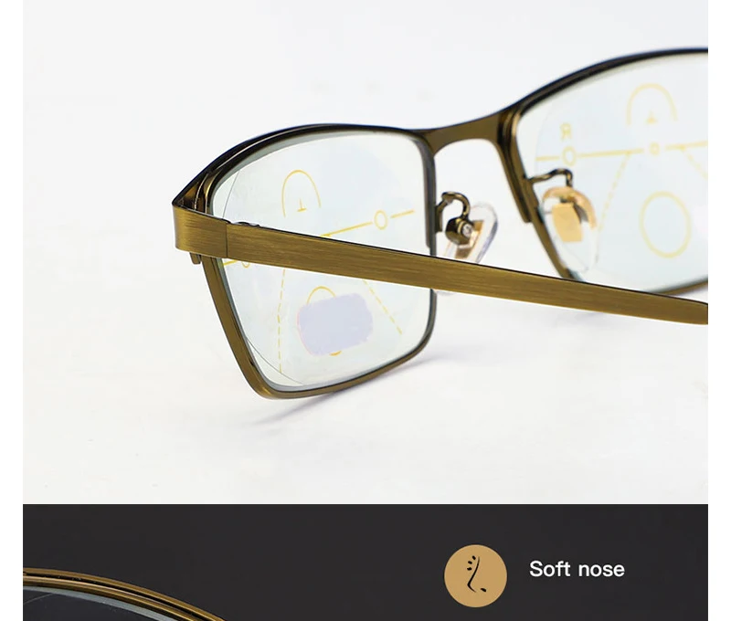 Переход фотохромные очки для чтения для мужчин и женщин HD линзы очки близкий дальний смарт с диоптриями Пресбиопия очки унисекс