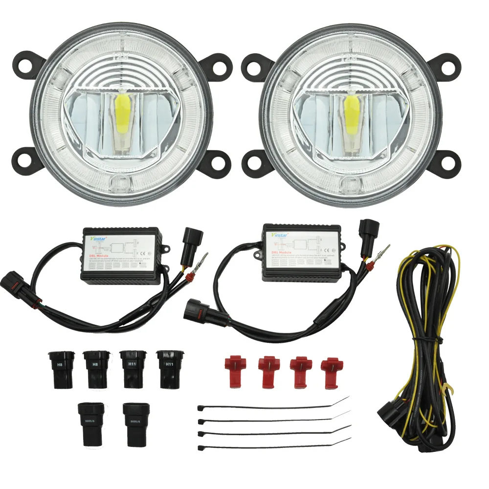 10 Вт светодиодный противотуманный светильник для Jeep Grand Cherokee WH(2005-2008) Led Drl Дневной светильник