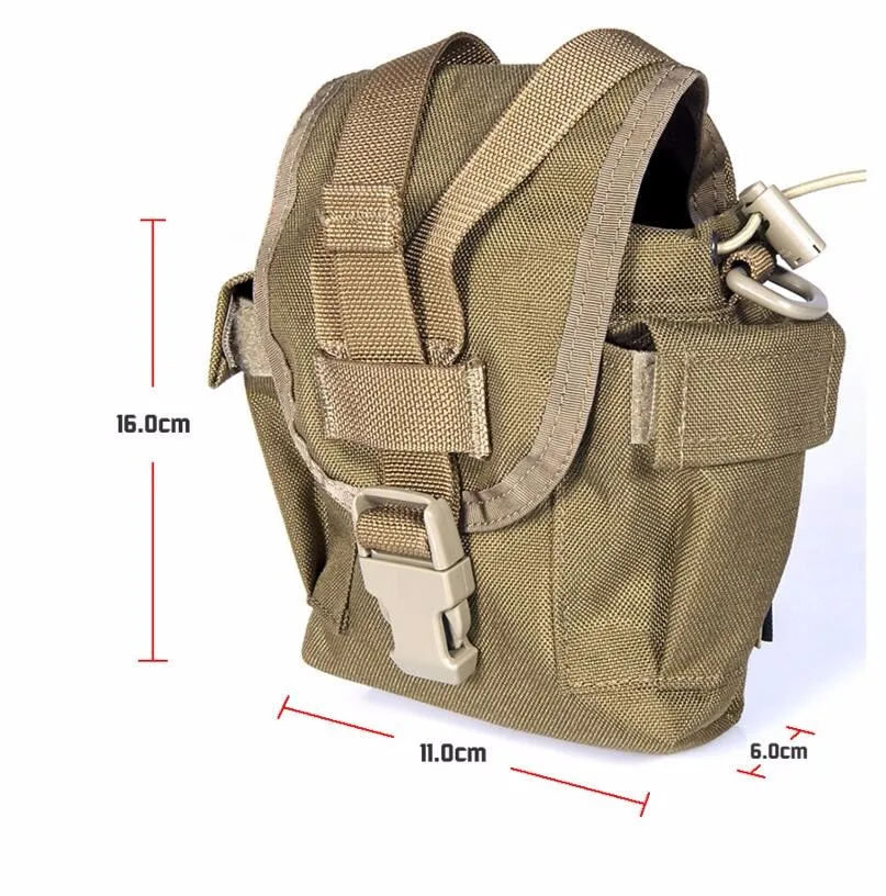 FLYYE MOLLE водонепроницаемый нейлон манёвренный чайник бутылки посылка Военная кордюра PH-C048