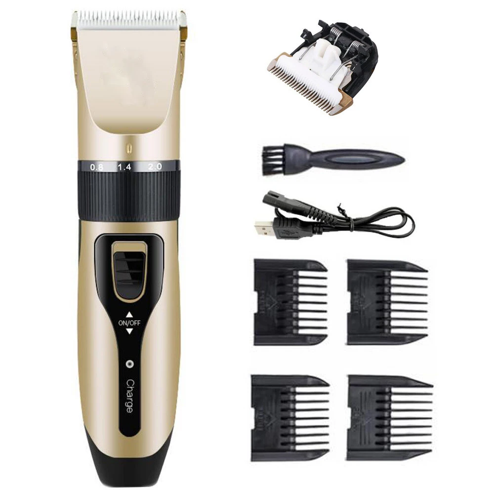 

Rechargeable Low-noise Pet Hair Clipper Remover Cutter Grooming Cat Dog Hair Trimmer Electrical Pets Hair Cut Machine USB Charge