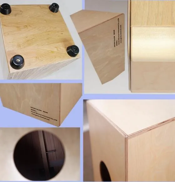 Взрослых Cajon барабана музыкальных инструментов из ротанга фанеры нормальный Цвет EMS