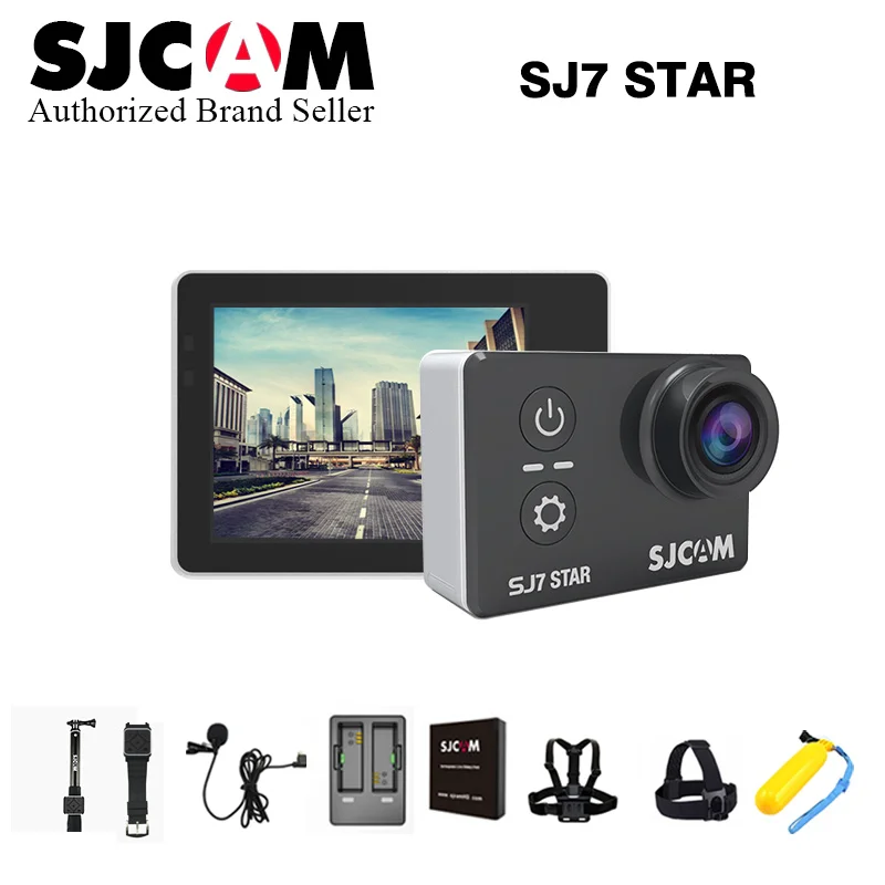 

SJCAM SJ7 Star WiFi 4K 30FPS 2' Touch Screen Remote Action Helmet Sports DV Camera Waterproof Ambarella A12S75 Chipset sj cam 7