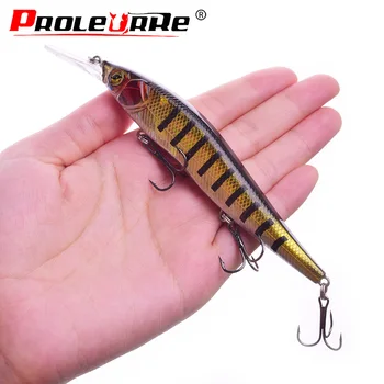 

1Pcs Minnow Hard Fishing Lure Wobblers 135mm 16g Crankbait Swimbait with Treble Hooks Artificial Bait Fishing Tackle PR-570