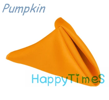 

100pcs/lot Wedding&Banquet Decoration Luxury 40*40cm 100% Polyeste Pumpkin Napkin Wedding Cloth Napkins CL005
