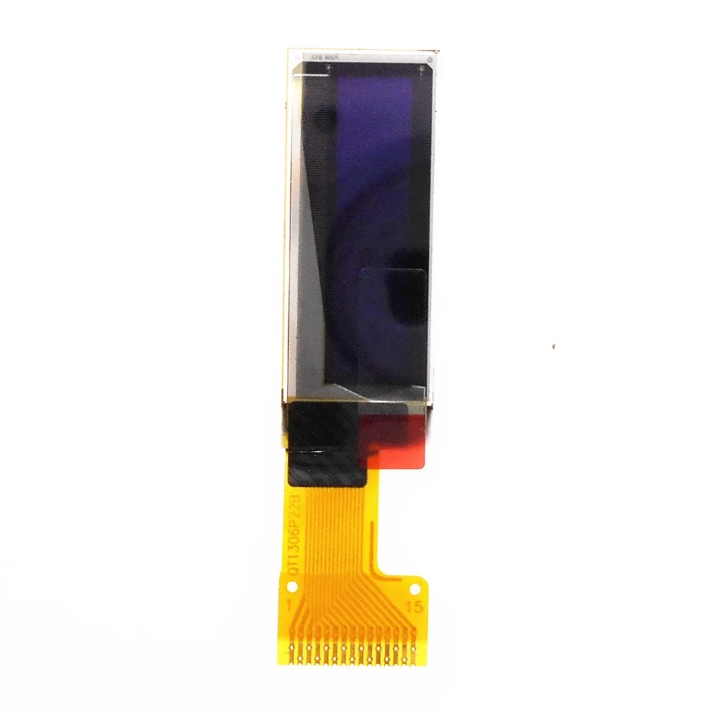 SPI 0,91 дюймовый синий/белый OLED дисплей 128*32 15pin OLED экран SSD1306SPI интерфейс QT1306P22B 0,91 дюймов OLED