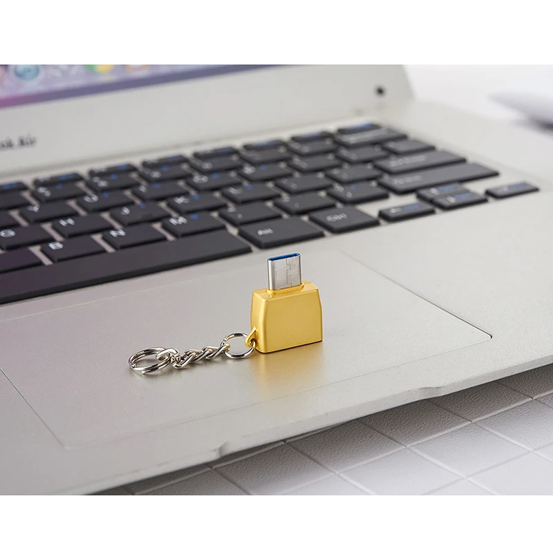 Thbelieve USB OTG To Type C Adapter Data Transmission OTG Function USB OTG Female To Type-C Male Phone Converter For Card Reader (4)